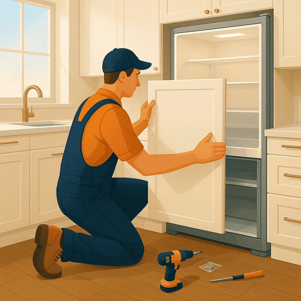 Built-in appliance installation