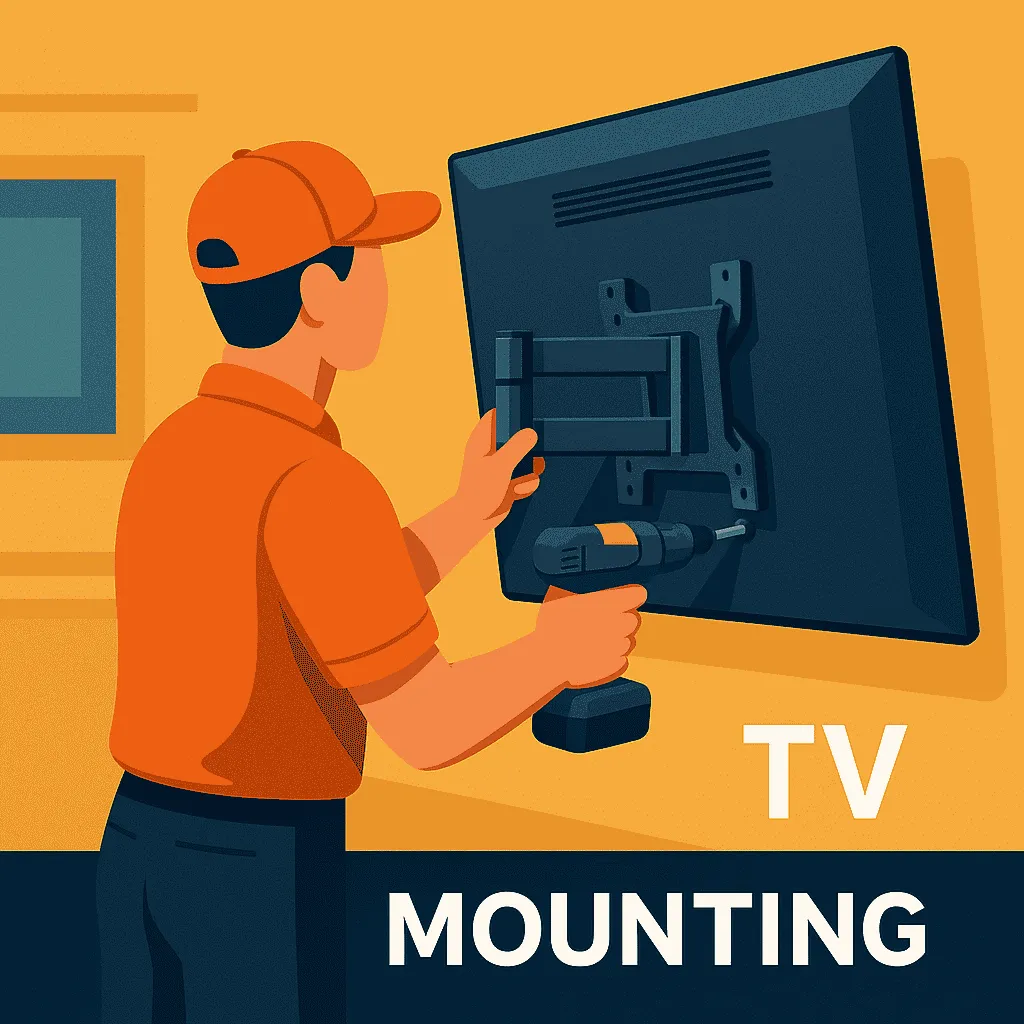 TV wall mounting in Glasgow